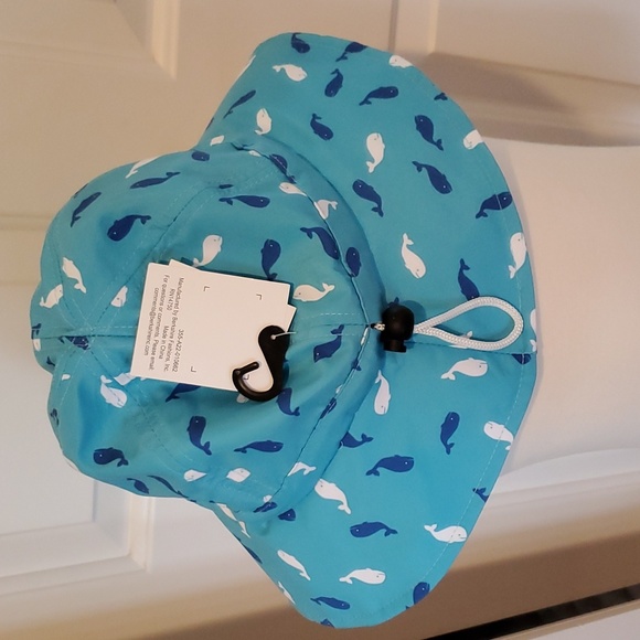 Boys Girls BFNY Sun Protection Beach Summer Hat Wide Brim OSFM ages 3-9? NWT - Picture 2 of 3